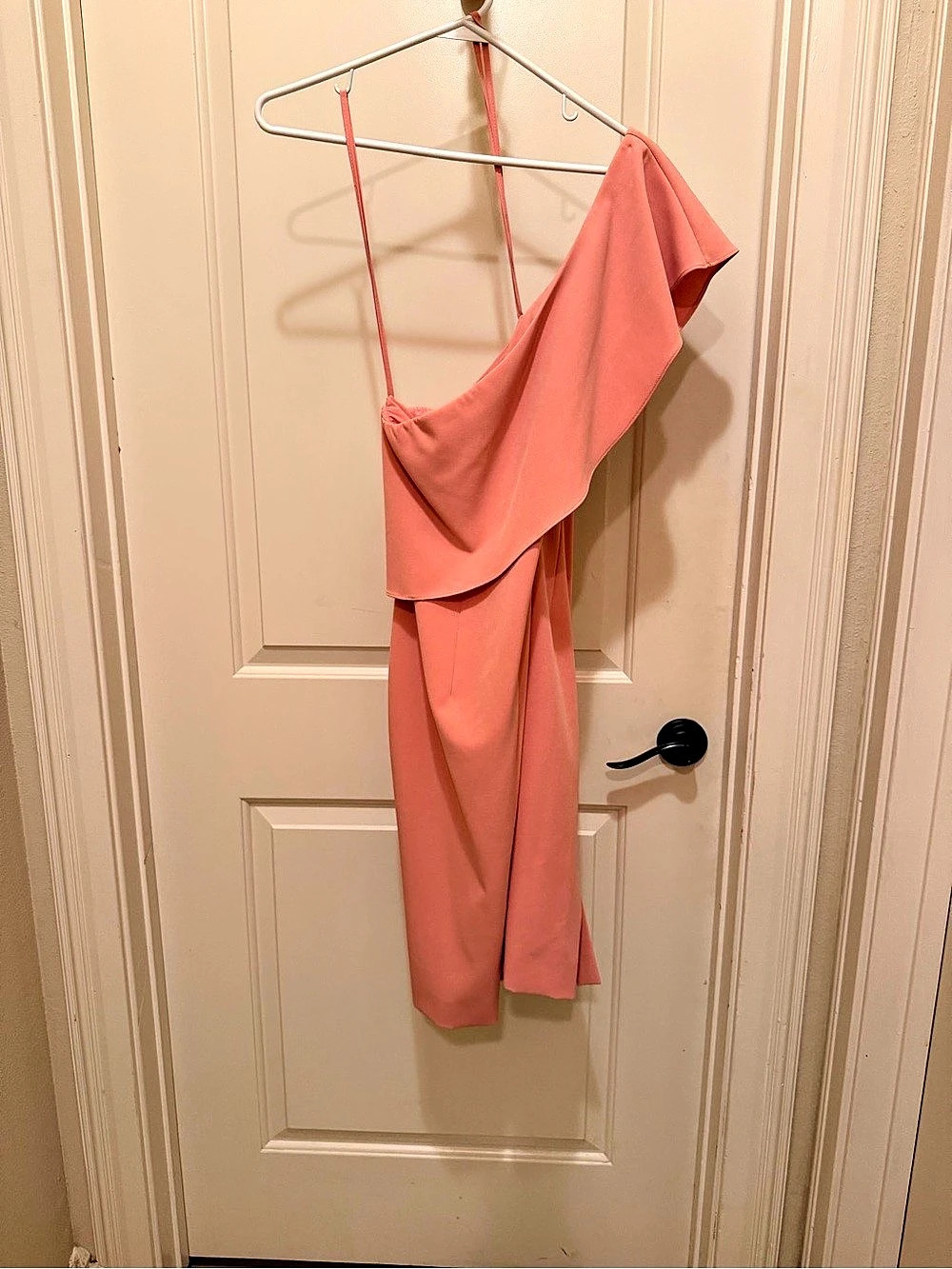 Antonio Melani Draped Dress in Pink Size 10 Like New